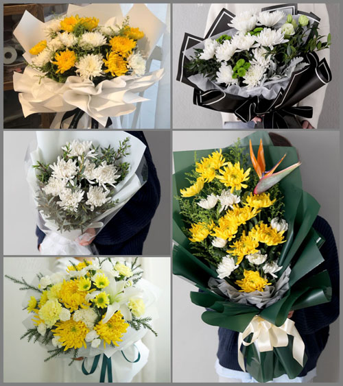 辽宁葫芦岛连山区兴工街道白事花束代送
